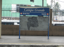 Na imagem: estacação de trem de Campo Grande.